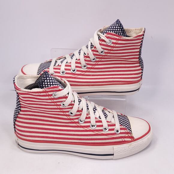 Converse All Star Athletic Sneaker Shoe Womens Size 6 Mens Size 4 122177F Red - Picture 6 of 10